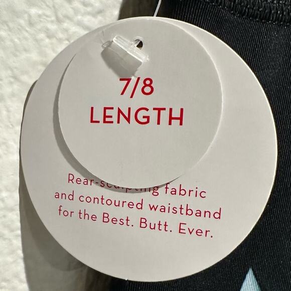 SPANX Leggings7/8 Marbled Blue Black SZ 1X NWT - Picture 10 of 13